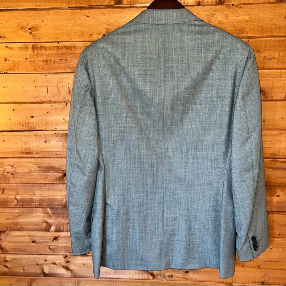SuitSupply blazer 42R Sienna light gray 100% wool VBC super 140s Revenge fabric